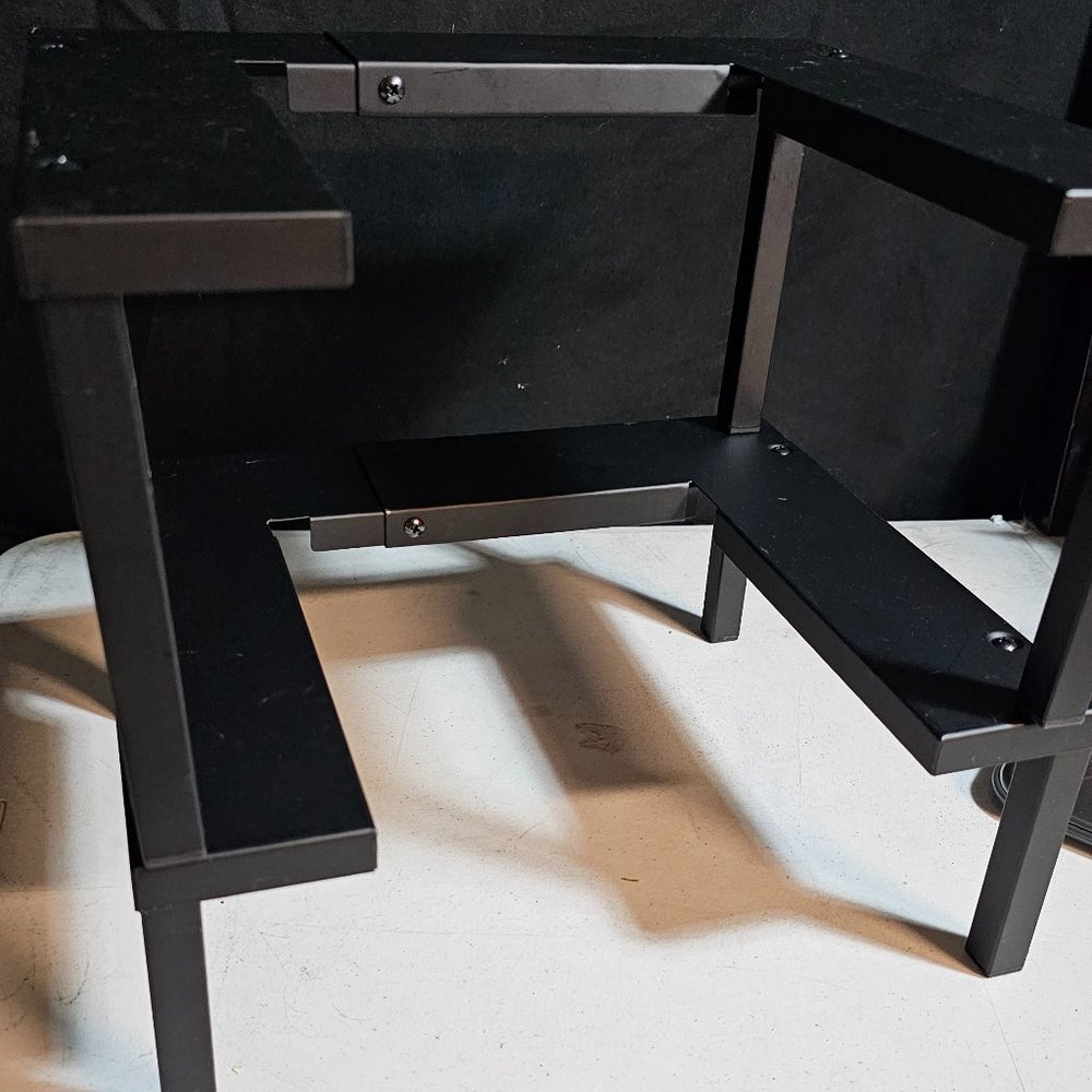 STACKABLE ADJUSTABLE SPICE/COSMETIC/etc., shelf